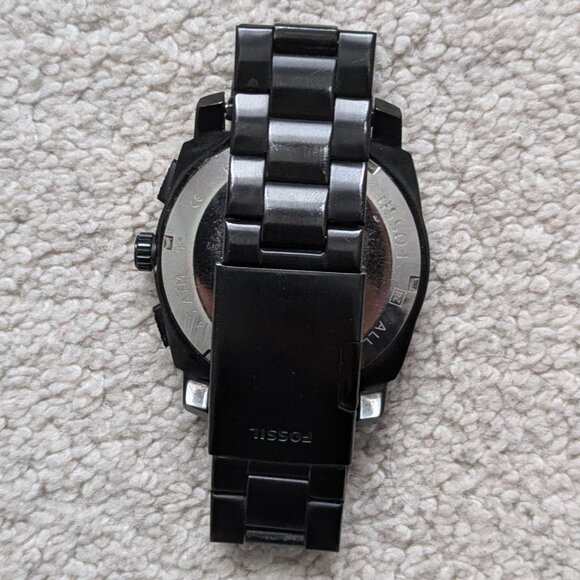 Fossil Dress Collection Chronograph Black Dial Men's Watch FS4552 - Picture 2 of 5